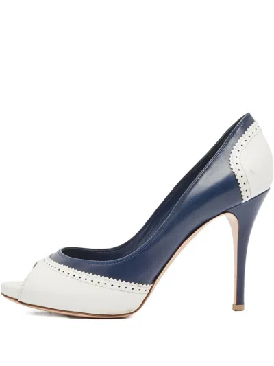 Pre-owned Gianvito Rossi 2024 Leather Peep-toe Pumps