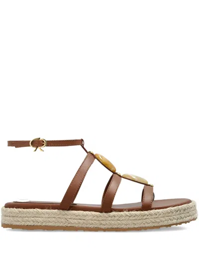 GIANVITO ROSSI 35MM STONE-EMBELLISHED ESPADRILLES