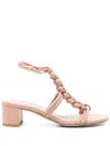 Gianvito Rossi Leather Sandals In Brown