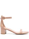 Gianvito Rossi Versilia 60 Camel Suede Leather Sandals In Neutrals
