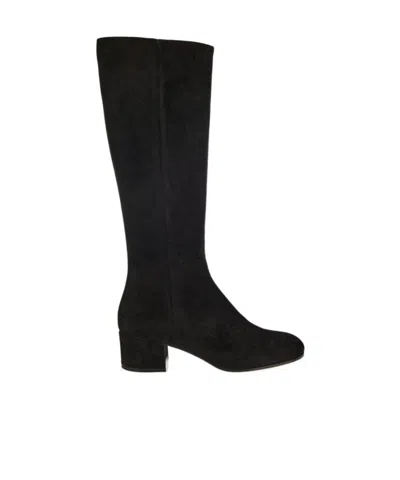 Gianvito Rossi 45mm Joelle Boots In Black