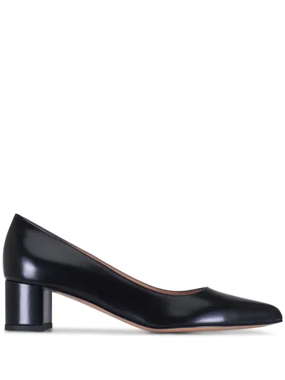 Gianvito Rossi 45mm Leather Pumps In 黑色