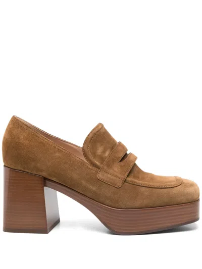 Gianvito Rossi 45mm Rouen Pumps In Braun