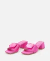Gianvito Rossi 45mm Satin Sandals In Rose