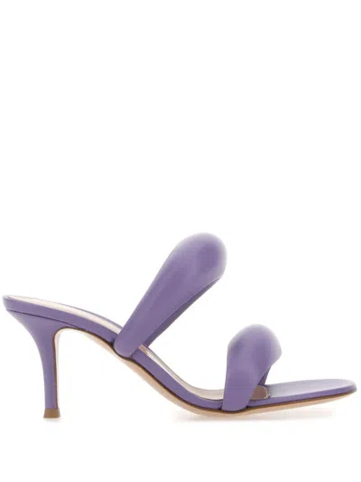 Gianvito Rossi 50mm Bijoux Mules In Purple