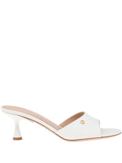 Gianvito Rossi 55mm Ascent Mules In White