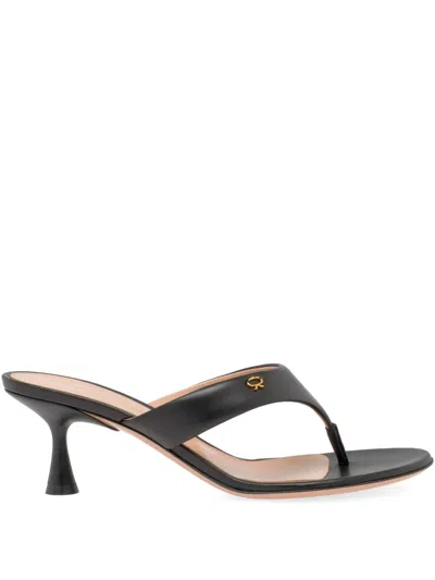 Gianvito Rossi 55mm Ascent Sandals In Black