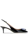 Gianvito Rossi Black Leather Jaipur Pumps In Black