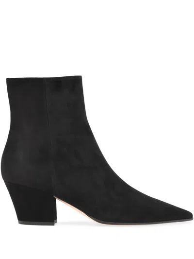 Gianvito Rossi 55mm Keinna Boots In Black Suede