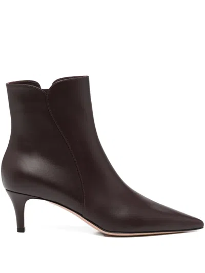 Gianvito Rossi 55mm Levy Boots In Brown