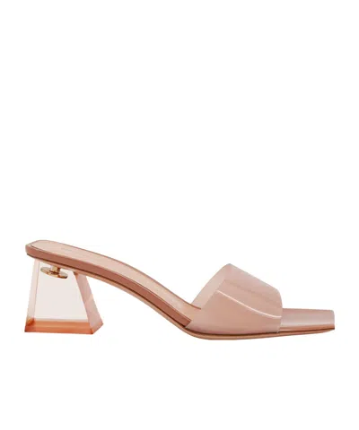 Gianvito Rossi 55mm Pvc Sandals In Pink