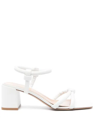 Gianvito Rossi 60mm Leather Sandals In White