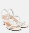 Gianvito Rossi 70 Leather Sandals In White