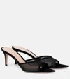 Gianvito Rossi 70mm Dorotea Pointed-toe Heeled Mules In Black