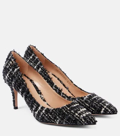 Gianvito Rossi Pumps 70 Aus Tweed In Schwarz