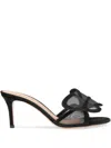Gianvito Rossi 70mm Butterfly Sandals In Schwarz