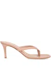Gianvito Rossi 70mm Calypso Stiletto Heeled Sandals In Neutral