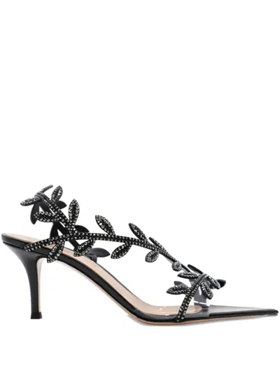Gianvito Rossi 70mm Flavia Sandals In Black
