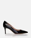 Gianvito Rossi 70 Gianvito Patent Leather Pump In Black