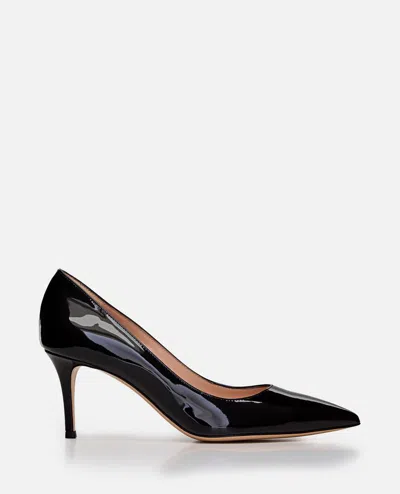Gianvito Rossi 70 Gianvito Patent Leather Pump In Black