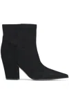 Gianvito Rossi Keinna 85 Suede Ankle Boots In 黑色