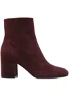 Gianvito Rossi 80mm Joelle Ankle Boots In Brown