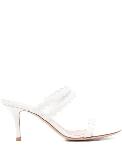 Gianvito Rossi 80mm Kai Sandals In White
