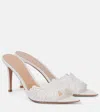 Gianvito Rossi Pantoletten 85 Mit Spitze