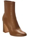 Gianvito Rossi 85 Leather Bootie In Brown