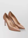 Gianvito Rossi 85 Leather Pumps Glossy Finish