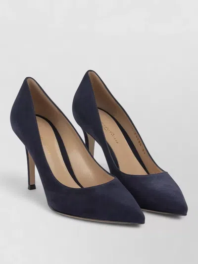 Gianvito Rossi 85 Mm Pumps Pointed Toe Stiletto In Blue