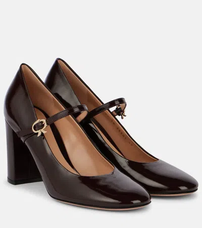 Gianvito Rossi Mary-jane-pumps 85 Aus Lackleder