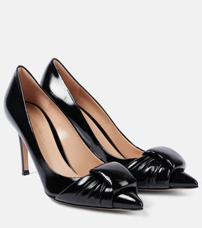 Gianvito Rossi 105mm Leather Pumps In Black