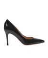 Gianvito Rossi 85mm Pointed-toe Leather Pumps In Black