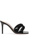 Gianvito Rossi Amour 85 Nappa Leather Mules In Black
