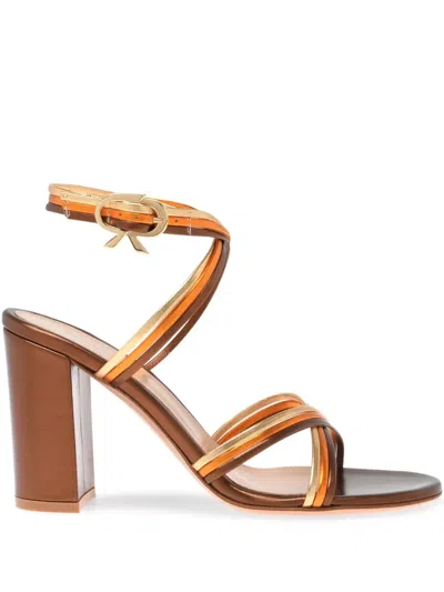 Gianvito Rossi 85mm Calissa Sandals In Brown