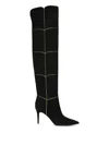 Gianvito Rossi 85mm Clarice Suede Boots In Black