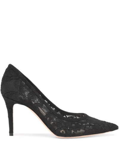 Gianvito Rossi Lace Claudia Pumps 105 In Black