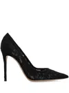 Gianvito Rossi Lace Claudia Pumps 105 In Black