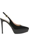 Gianvito Rossi 85mm Dasha Platform Sling Pumps In Black