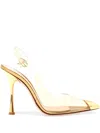 Gianvito Rossi 85mm Diana Heeled Pumps In Gold