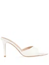 Gianvito Rossi Elle Plexi Mules In White