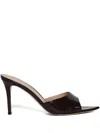 Gianvito Rossi 85mm Elle Nuit Pointed-toe Pumps In Brown