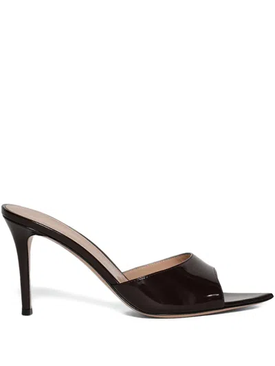 Gianvito Rossi 85mm Elle Nuit Pointed-toe Pumps In Brown