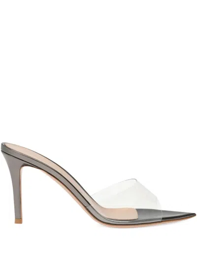 Gianvito Rossi 85mm Elle Pointed-toe Sandals In Neutral