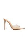 Gianvito Rossi 85mm Elle Sandals In Nude+nude