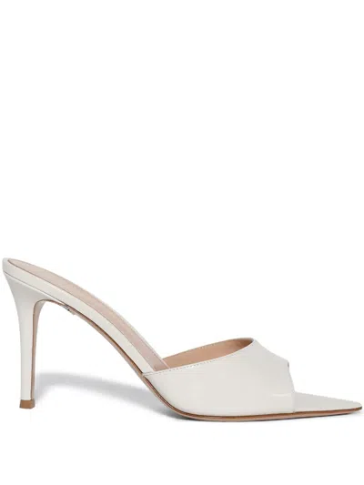 Gianvito Rossi 85mm Elle Sandals In White