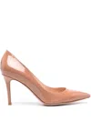 Gianvito Rossi Gianvito 85 Pumps In Caramel-coloured Leather Women In Neutrals