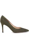 Gianvito Rossi 85mm Gianvito Suede Pumps In Gray