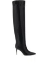 Gianvito Rossi 85mm Hansen Cuissard Pointed-toe Boots In Black